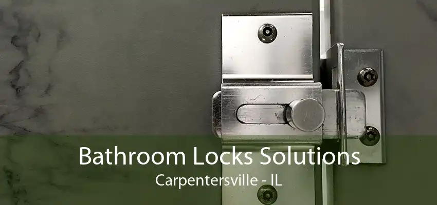 Bathroom Locks Solutions Carpentersville - IL