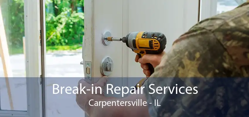 Break-in Repair Services Carpentersville - IL